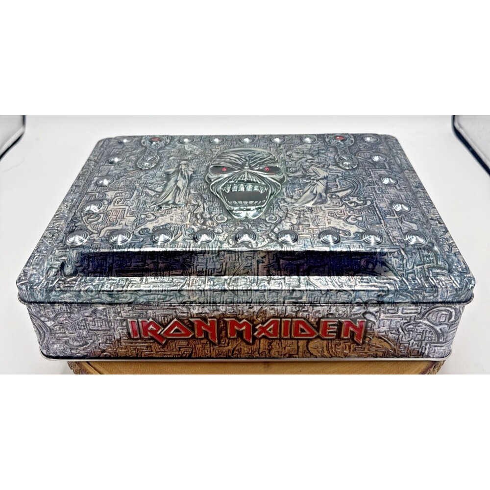 Vintage Iron Maiden Eddie's Archive Limited Ed. CD Metal Box Complete W/Poster